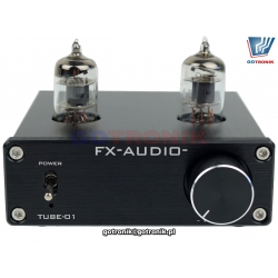 Przedwzmacniacz lampowy FX-AUDIO TUBE-01 HIFI czarny DPC-001