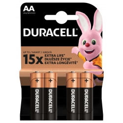 4 x Bateria alkaiczna DURACELL DURALOCK BASIC C&B LR6 AA