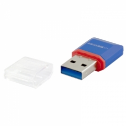 Czytnik kart MICRO SD USB niebieski