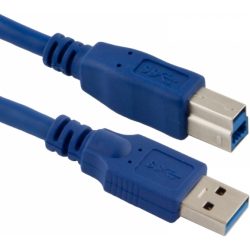 Kabel USB 3.0 drukowany HQ A-B 1,5m