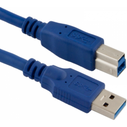 Kabel USB 3.0 drukowany HQ A-B 3m