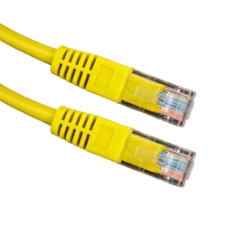 Kabel UTP CAT 5E PATCHCORD 1m żółty