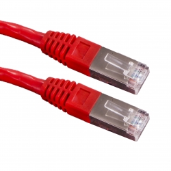Kabel FTP CAT 6 PATCHCORD 25cm czerwony
