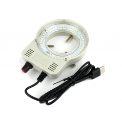 Oświetlacz do obiektywu mikroskopu 48 LED ELEK-272