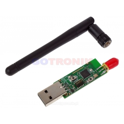 Zigbee CC2531 analizator protokołów modułu bluetooth + zewnętrzna antena, Sniffer, BTool ELEK-220 ELEK220