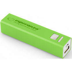 Power Bank 2400mAh zielony