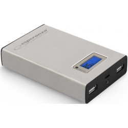 Power Bank 8400mAh KINETIC LED LIGHT srebrny