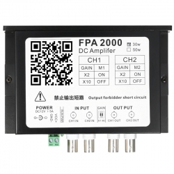 FPA2000 30W dwukanałowy wzmacniacz mocy do generatorów funkcyjnych