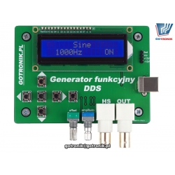 Generator funkcyjny DDS z zasilaniem USB