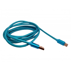 Kabel do ładowania micro-USB data nylon szybki 2m GOT-060