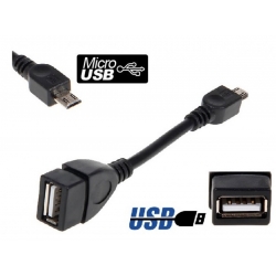 Kabel przejściówka micro USB do USB OTG GOT-064