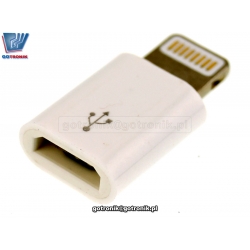 Adapter / przejściówka micro USB - Lightning iPhone