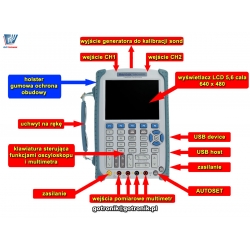 DSO1102B oscyloskop przenośny 2 x 100MHz