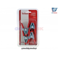 zestaw metalowych zacisków sprężynowych HSC50 Toolland Velleman