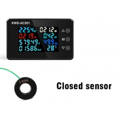 KWS-AC301-100A wielofunkcyjny miernik elektryczny - zamknięty transformator