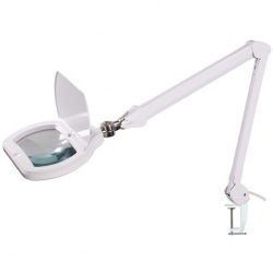 Lampa z lupą 3D 72xLED przykręcana do blatu regulacja intensywności światła