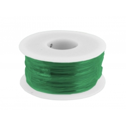 Przewód miedziany cynowany 0,25mm² zielony 25m LIYV