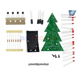 choinka led efekt świetlny zestaw do samodzielnego montażu typu KITDIY MK100 Velleman