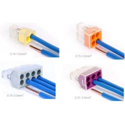 Zestaw szybkozłączek elektrycznych – 40 elementowy