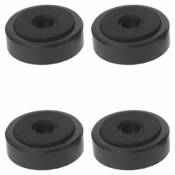 Stopki nóżki ozdobne do sprzętu RTV 48mm czarne BLACK x4szt.