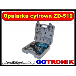 Opalarka cyfrowa na gorące powietrze 750W/1500W ZD-510 + walizka