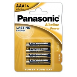 4 x Bateria alkaiczna PANASONIC POWER LR03 AAA