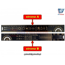 linijka 25cm pcb płytka drukowana ze złoconymi stykami NAR-211