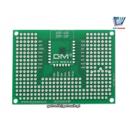 Uniwersalna płytka prototypowa przeznaczona do modułów sieciowych ESP8266