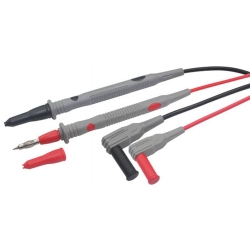 Przewody pomiarowe zakończone igłą 4mm do gniazda banan AMASS 1.2m 10A 1000V