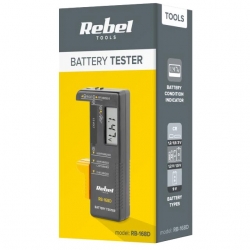 RB-168D tester baterii AA/AAA/9V 6F22/C/D/ - cyfrowy Rebel