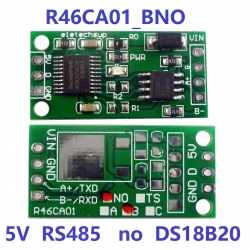 Moduł 1 kanałowy pomiar temperatury DS18B20 5V RS485