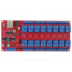 Moduł 16 przekaźników LAN Ethernet RS485 ModBus TCP/RTU RBS-016