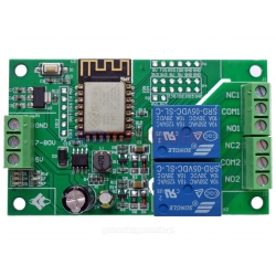 Moduł 2 przekaźniki z sterowanie WiFi ESP-12F wersja 5V/7-30V RBS-044 RBS044