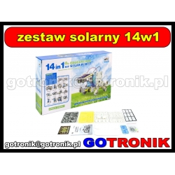 Zestaw zabawek solarnych 14 w 1