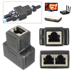 rozdzielacz sieciowy RJ45 adapter przejściówka splitter BTE-1004