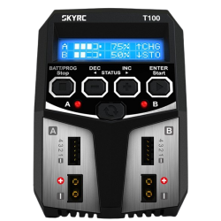 T100 Ładowarka dwukanałowa 2x50W AC SkyRC