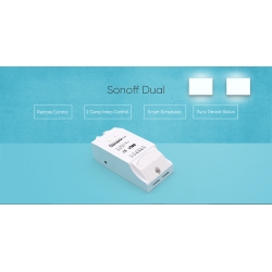 Sonoff Dual przełącznik sterowany z WiFi 2 kanałowy