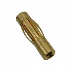 T4S adapter wtyk bananowy na przewody pomiarowe 2mm pozłacany Brymen