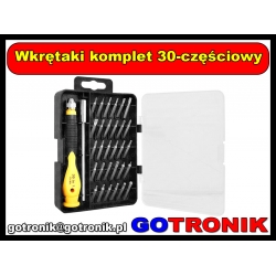 Wkrętaki komplet 30-częściowy