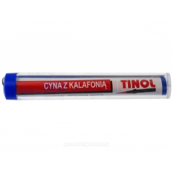 Cyna z kalafonią LC60 Ø1,00mm fiolka 15g TINOL 9348 SN60Pb40