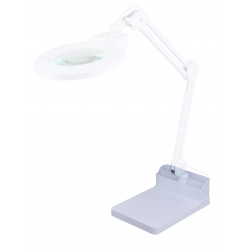 LAM-057 prostokątna podstawa na stół do lampy z lupą, podstawka biurkowa do lamp z lupą, podstawka na blat do lampy z lupą,