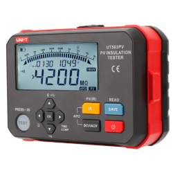 UT503PV cyfrowy tester rezystancji izolacji LCD 0,125 MΩ - 4000 MΩ 6xAA Uni-T