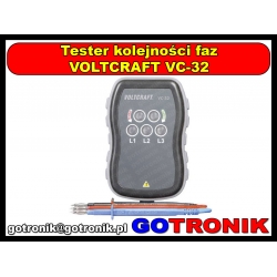 VC32 tester kolejności faz VOLTCRAFT