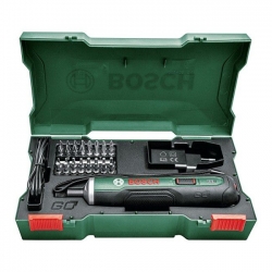 Wkrętak akumulatorowy Bosch PushDrive + 32 bity