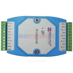 WP3082ADAM 8AI 8 wejść analogowych 0-20mA 4-20mA Analog Input WELLPRO RS485 Modbus RTU