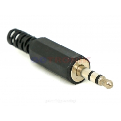 wtyk jack stereo, jack 3,5mm, jack 3,50mm, złącze jack, wtyk słuchawkowy, WTY0008