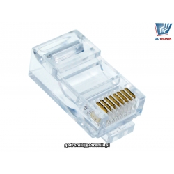 Wtyczka RJ-45 zestaw 10 sztuk RJ45