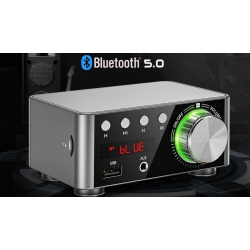 Wzmacniacz mocy 2x50W Bluetooth 5.0 USB Aux audio TPA3116 klasa D NAR-231
