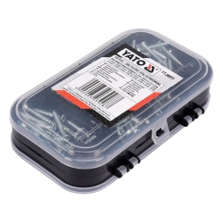 Zestaw 192 sztuk wkrętów do drewna YT-36511