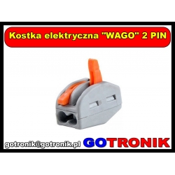 Kostka elektryczna typu "WAGO" 2 PIN